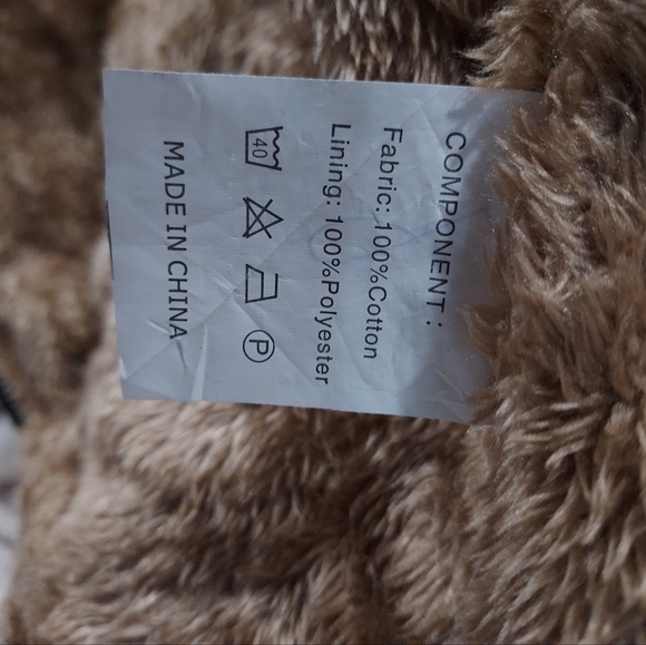 Mens medium Alliance Fashion Jacket. Black with brown faux lining - Picture 6 of 6